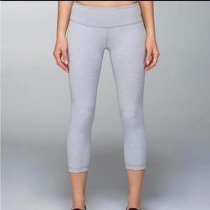 Lululemon wunder under cropped leggings